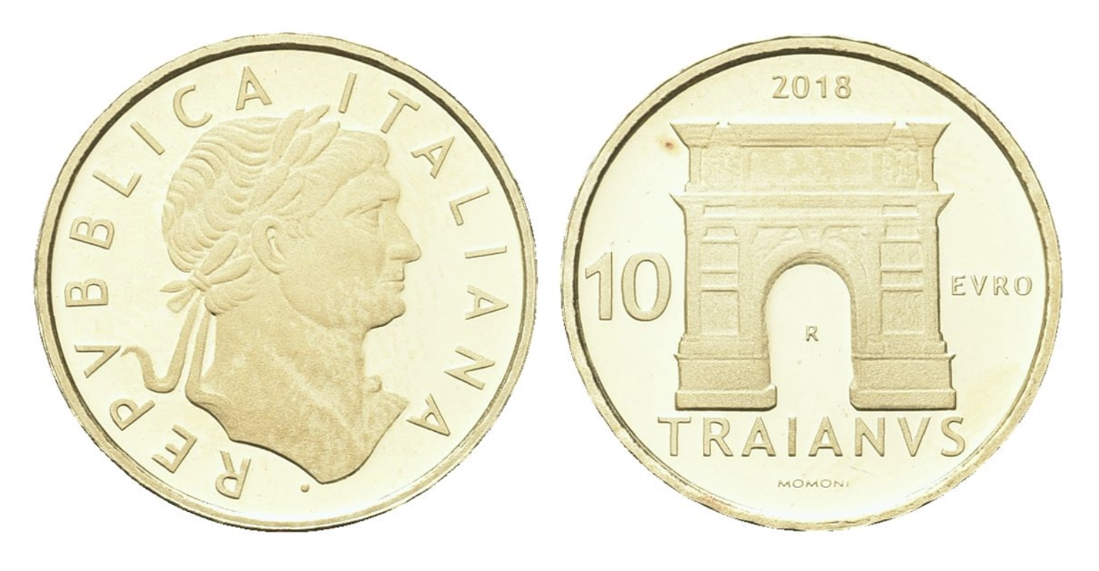 2018 10 Euro Imperatori romani Traiano FS